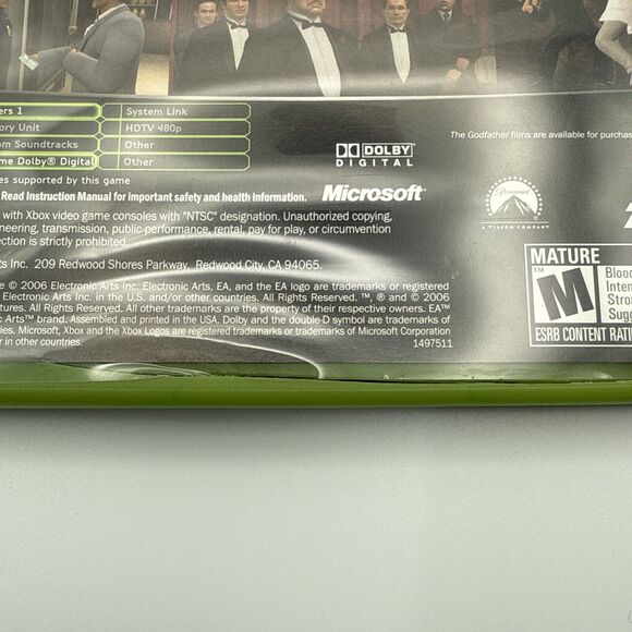 The Godfather: The Game (Original Xbox) CIB COMPLETE & TESTED with MAP - Picture 3 of 8